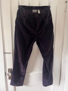 Bill Blass Women's Corduroy Pants - Deep Purple